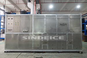 日產20噸板冰機，用于海鮮加工保鮮